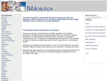 Tablet Screenshot of biblenotes.net