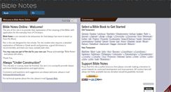 Desktop Screenshot of biblenotes.org.uk